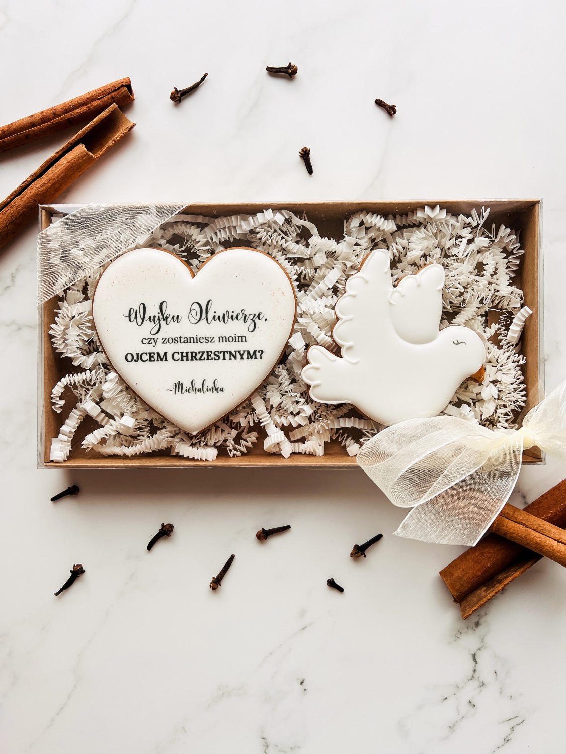Personalizowany box z prośbą o zostanie ojcem chrzestnym
