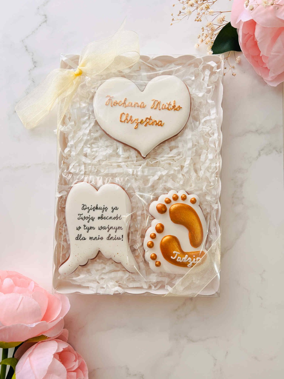 Podziękowanie dla Chrzestnej - zestaw z piernikami