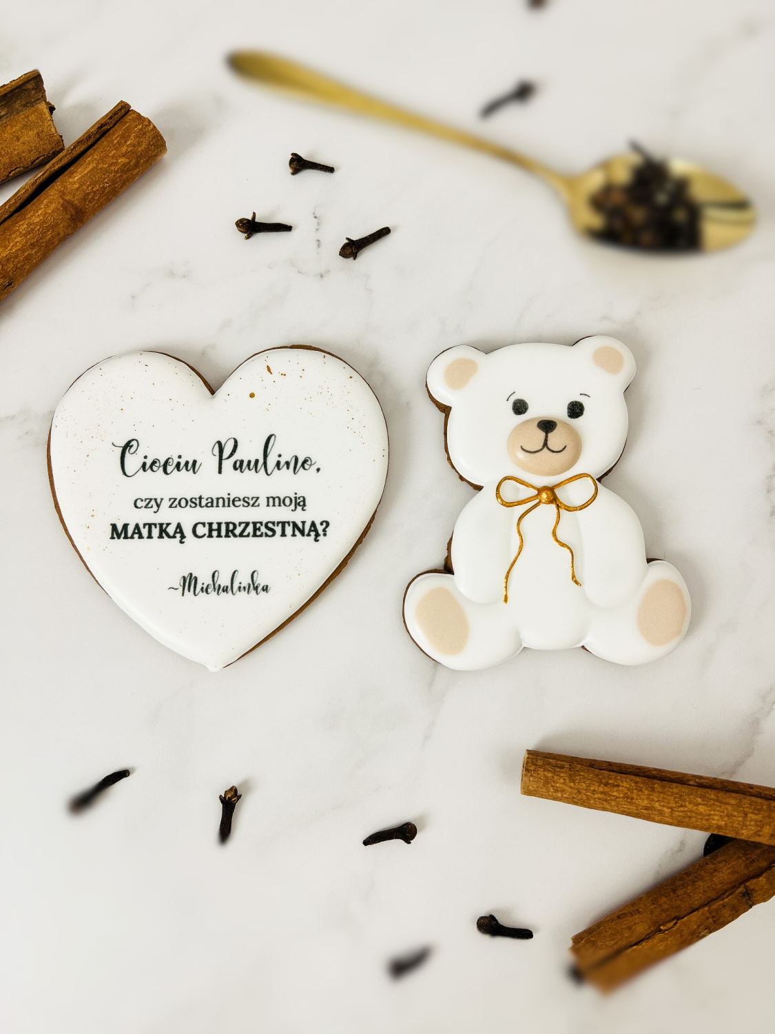 Zestaw pierników prośba o bycie Matką Chrzestną