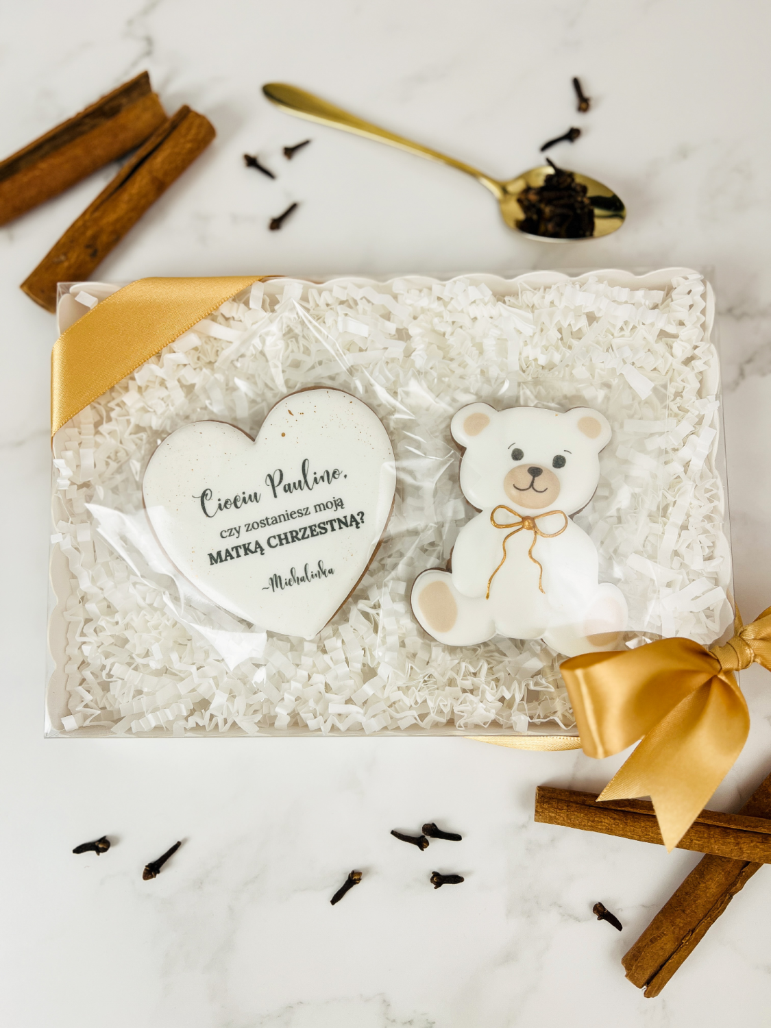 Personalizowany box z prośbą o bycie Matką Chrzestną